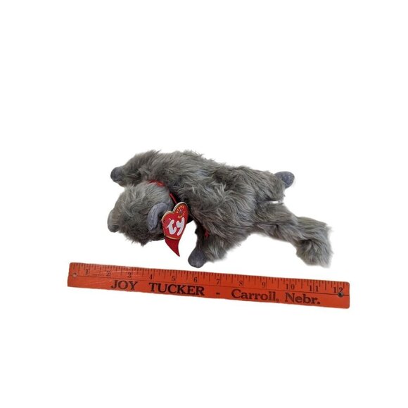 Ty Beanie Baby Beani the Grey Cat  kitten plush stuffed animal 8 inch - Picture 9 of 10